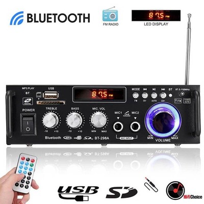 12V HiFi Digital Stereo Audio Leistungsverstärker 600W FM Amplificador In AMP