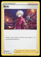 Bede 157/202 Uncommon Sword & Shield Pokemon Lightly Played