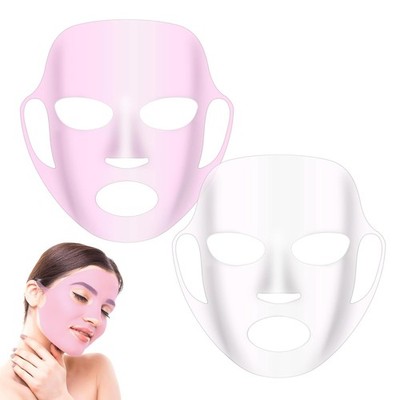 Reusable Silicone Face Mask Cover 2-Pack Anti-Evaporation Hydration Beauty Tool