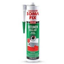 Roof Sealant - Waterproof Bitumen Sealant for Roofing Felt, Gutter, Caravans an