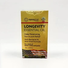 Nanogize Health LONGEVITY ESSENTIAL OIL Deep Penetrating 21mL/0.71 ( Pack of 1 )