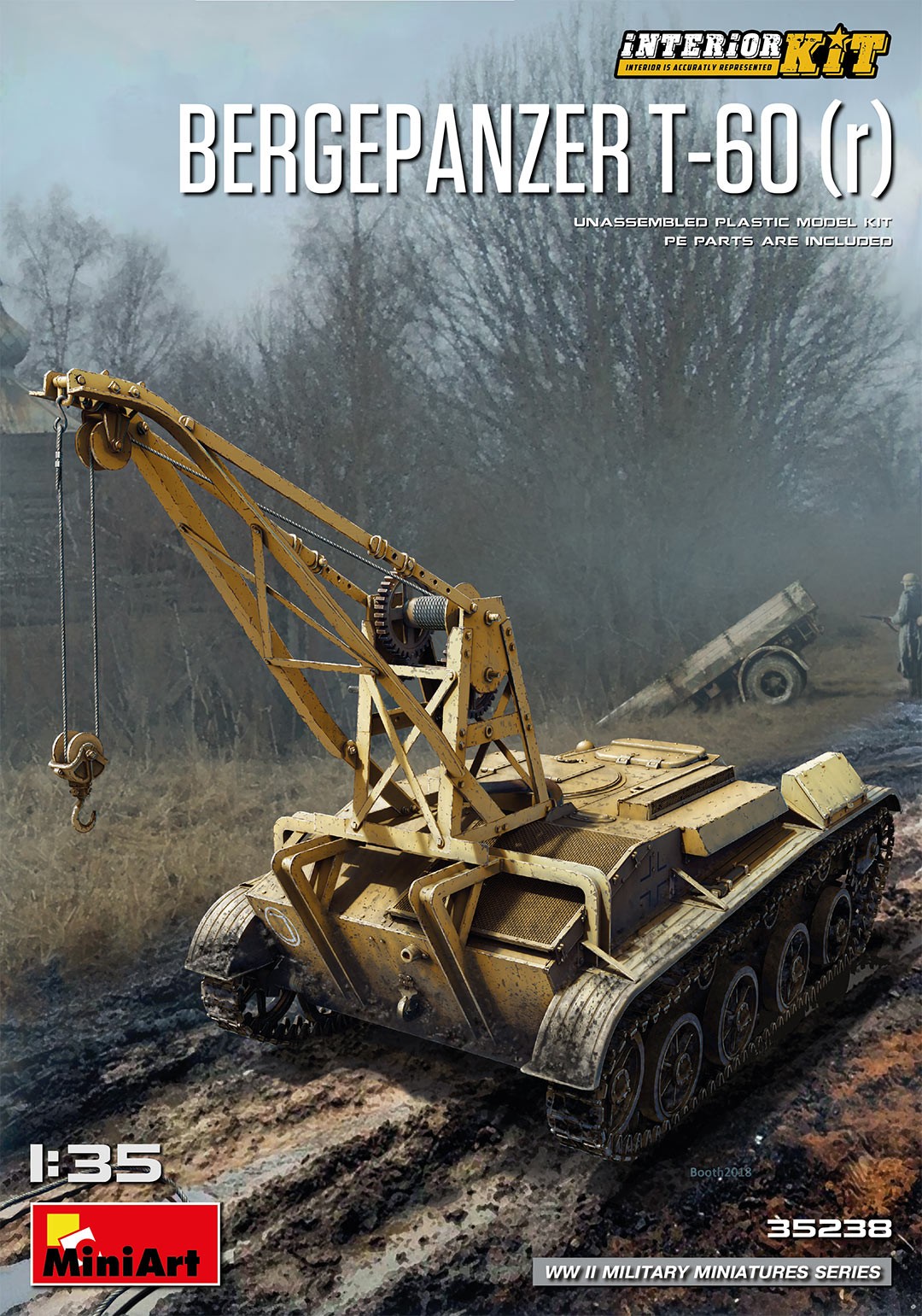Miniart 35238 - 1/35 WWII Bergepanzer T-60(R) - Interior Kit - New