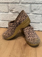 Dansko Professional Womens Leopard Print Slip...
