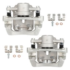 Rear Pair Brake Calipers w/ Bracket Left Right Fits 10-14 Subaru Legacy Outback