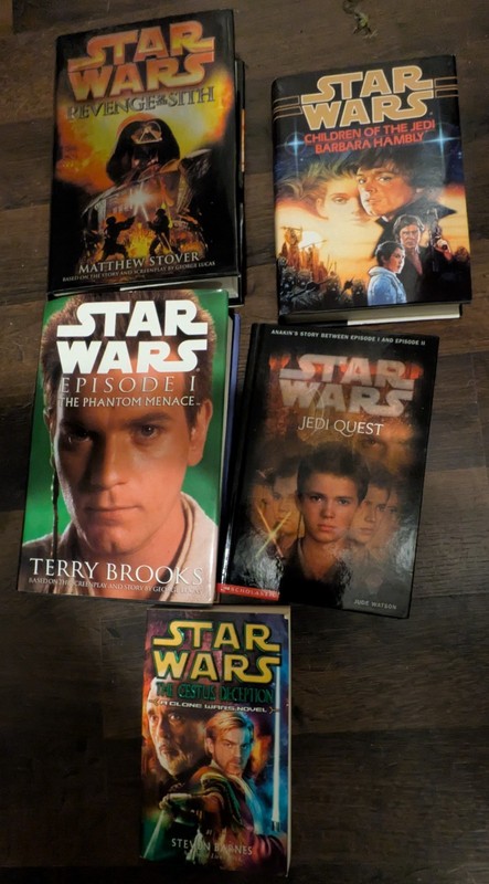 Star Wars Book Lot: Revenge of the Sith, Phantom Menace, Children of the Jedi