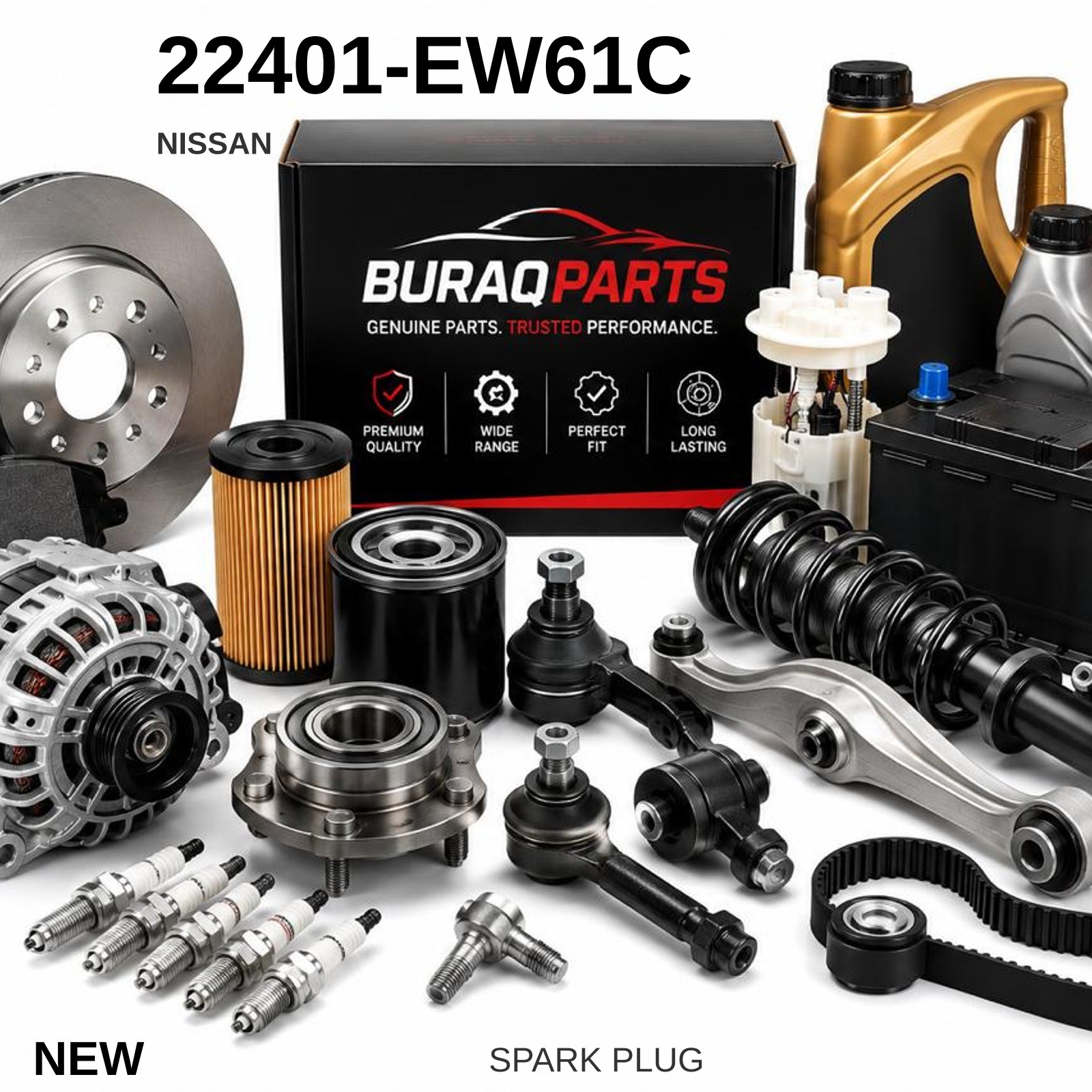 Genuine Nissan Spark Plug 22401-EW61C