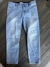 Juicy Couture Jeans Womens 10 Light Wash Blue Skinny Mid Rise Stretch Denim
