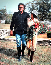 Johnny Cash & June Carter Singer Vintage Original 4x5 Photo Transparency
