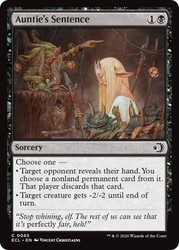 Auntie's Sentence - Lorwyn Eclipsed - Common Foil #85