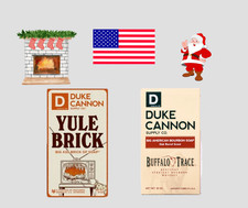 Duke Cannon Yule Brick Bourbon Big Ass Brick of Soap Christmas Benefit Vets Lot