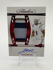 2025 Panini NT Collegiate - Flawless Rookie Patch Autographs  Jalen Royals Ruby 