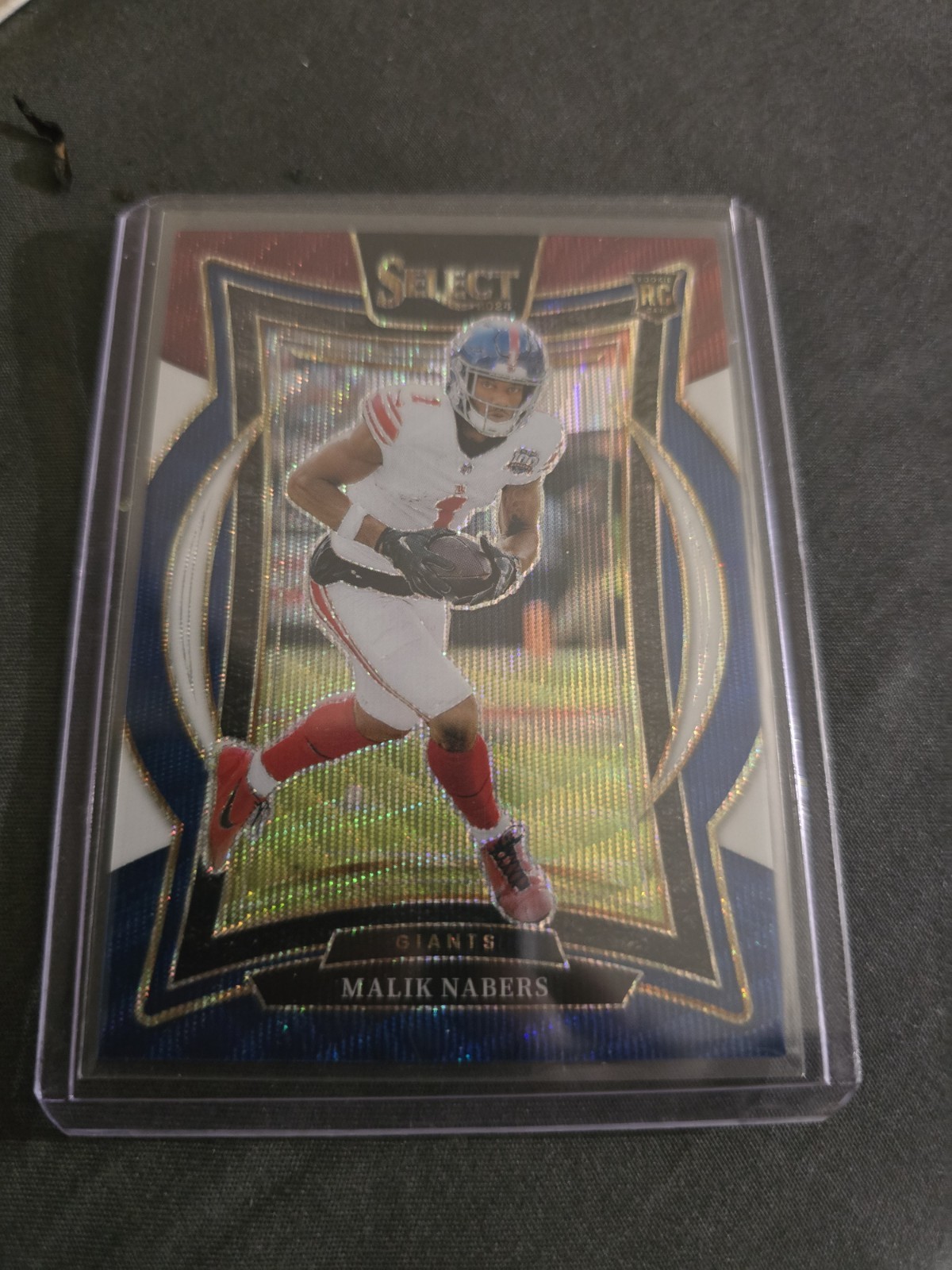 2024 Panini Select - Concourse Malik Nabers #29 Tri-Color Prizm /299 (RC)