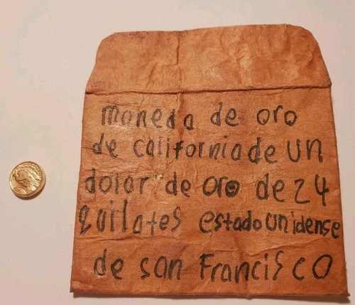 RAREGOLD - 1923 1.00$ G&L-DOLLAR BRITISH LIBERTY/ CALIFORNIA GOLD /SEATED EAGLE