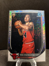 2025-26 Bowman Chrome RC Noa Essengue Mini Diamond Refractor Chicago Bulls SP