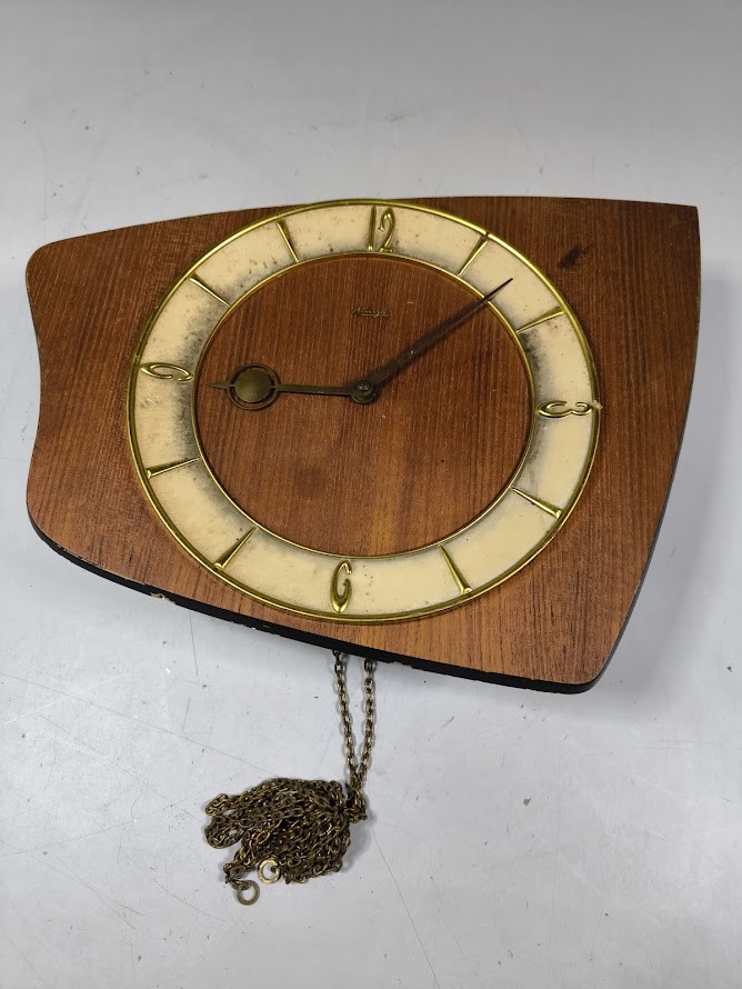 インテリア時計 Rare! VTG 1940s Hanes sign Wall Clock インテリア