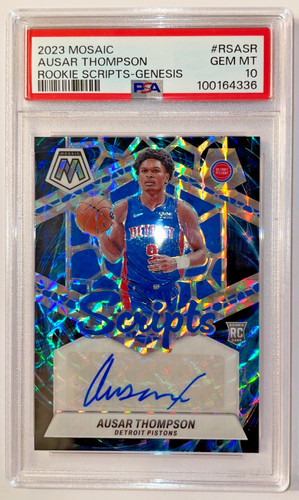 Ausar Thompson [Genesis] #RS-ASR 2023 Panini Mosaic Rookie Scripts card