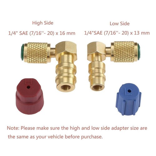 Quick Coupler Valve Valve High/Low R-12 To R-134A Lightweight Shortcut. - Picture 7 of 11