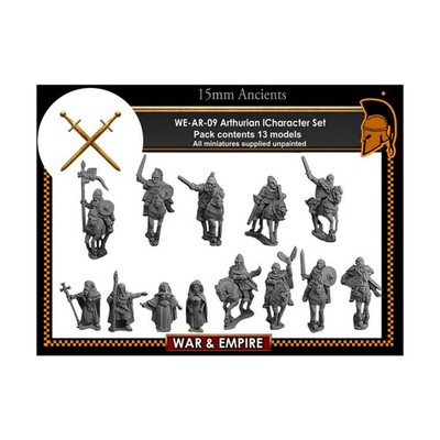 Forged in Battle War & Empire Minis Arthurian 15mm Character Set Pack New