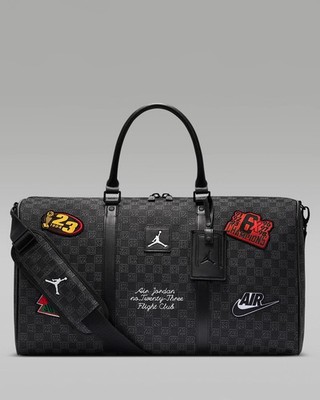 Nike Jordan Monogram Champion Luxury 25L Duffle Bag MM9157-023 Size Medium NEW