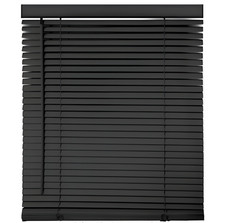 Pvc Venetian Blinds Easy Fit Trimable Home Office Window Venetian Blind Black
