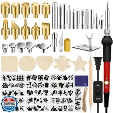 Wood Burning Kit for Beginners, 73PCS Professional Wood Burning Pen and Acces