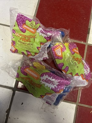 Lot Of 3 Vintage McDonald s Toys - Nickelodeon Applause Paws - Sealed