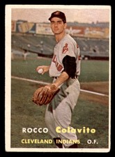 1957 TOPPS #212 ROCKY COLAVITO INDIANS VG-EX 540056 (KYCARDS)