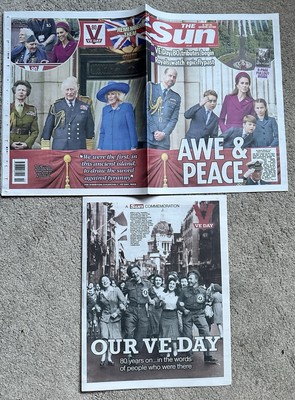 The Sun 6th May 2025 6/5/25 VE Day 80th Anniversary & Pullout 