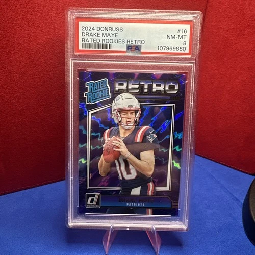 2024 Panini Donruss - Rated Rookie Retro Drake Maye #16 (RC)