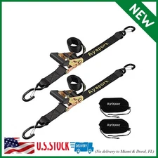 Boat Trailer Transom Tie Down Straps for Boat Jet ski Kayak Canoe 4 Feet 1.6 inc