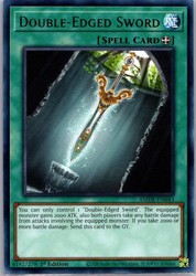 Double-Edged Sword AMDE-EN043 Rare 1st Edition Amazing Defenders