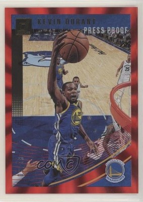 2018-19 Panini Donruss Press Proof Red Laser /99 Kevin Durant #22 5w7