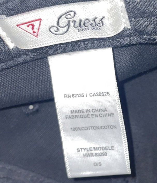 GUESS Allover Logo Monogram Strapback Baseball Ca… - image 9