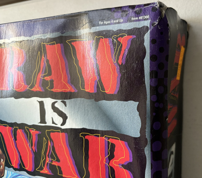 WWF RAW IS WAR プレート　プロレス激レア Vintage WWF WWE Wrestling Raw Is War Monster 19