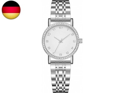 CIVO Damenuhr Edelstahl Analog Armbanduhr Damen Elegant Wasserdicht Quartz Uhr