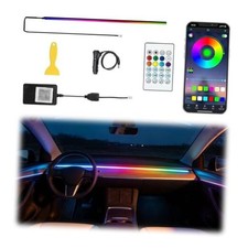 Acrylic Interior Car LED Lights with Remote and Wireless APP, Ambient 1 IN 1