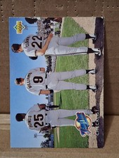 1993 BARRY BONDS WILL CLARK MATT WILLIAMS UPPER DECK TEAM CHECKLIST CARD #471 