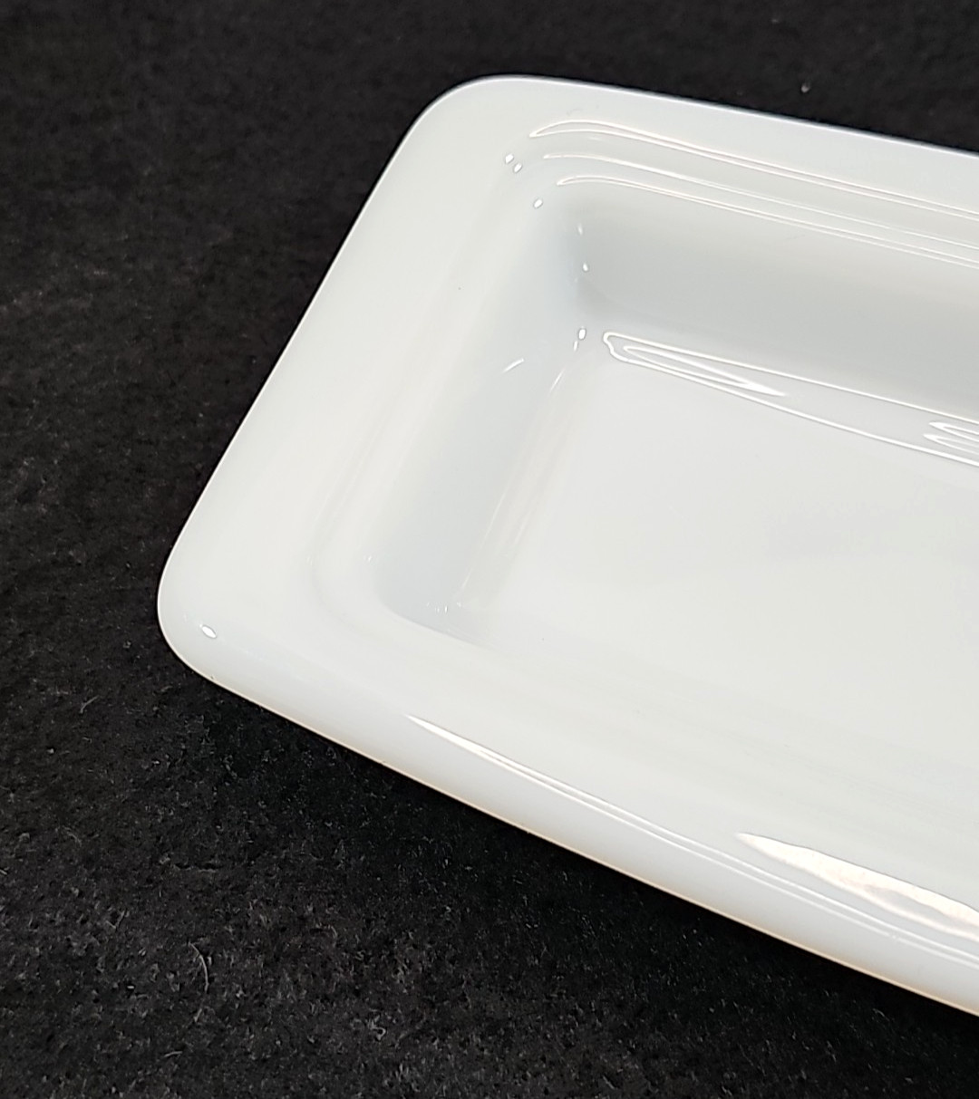 Vintage Pyrex Butter Dish Spring Blossom Crazy Daisy Green Flowers 72B USA Made