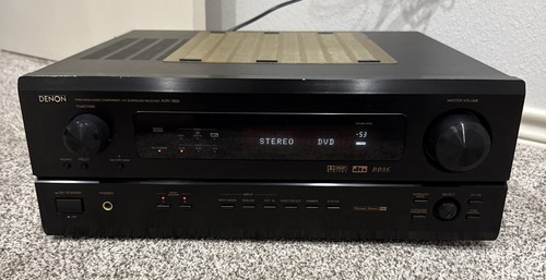 Denon AVR-1800 Receiver Stereo AV 5.1 Channel Dolby AM FM Made in Japan Euro - Picture 1 of 15