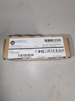 Allen-Bradley 1769-HSC Compact I/O High Speed Counter New Factory Sealed US