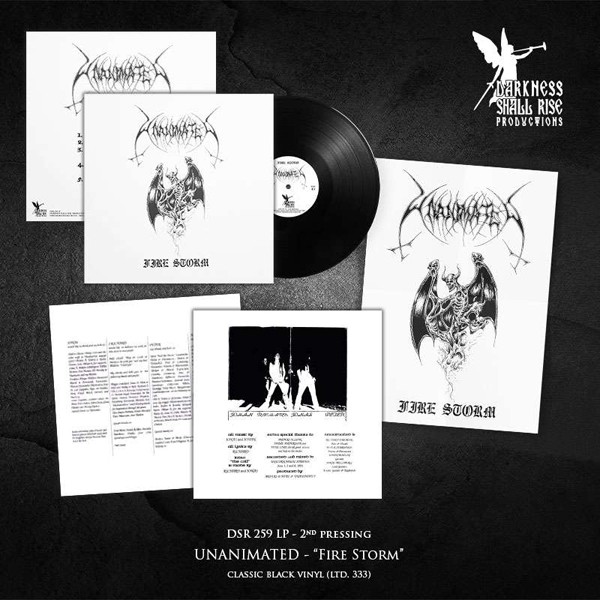 Unanimated Fire Storm (2nd Press) LP New 4068651003296