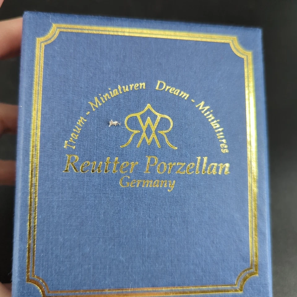 Dollhouse miniature German Reutter Porzellan Tea Set new in box - Image 4 of 4