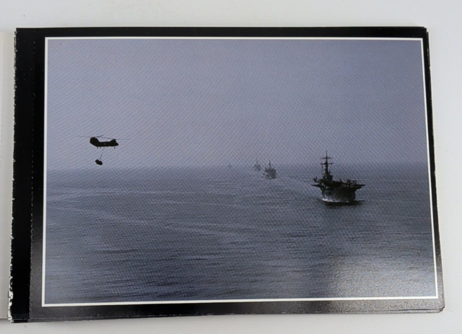 Air Mail Postcard Book Mach 1 w/21 Postcards U.S. Navy 1st Class Service Vessels