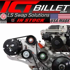 LSA Supercharger High Mount A/C Sanden 508 709 Compressor Bracket Kit CTS-V ZL1