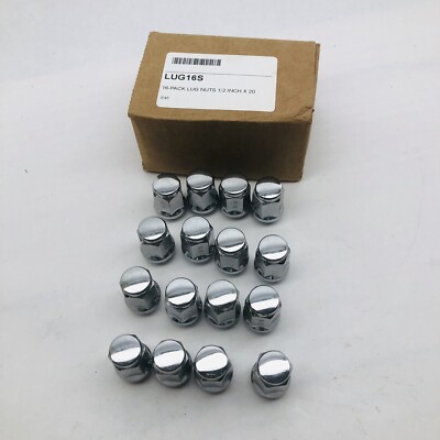 LOT OF 2-LUG16S-16-PACK 1/2INCH X20-LUG NUTS GOLF CART