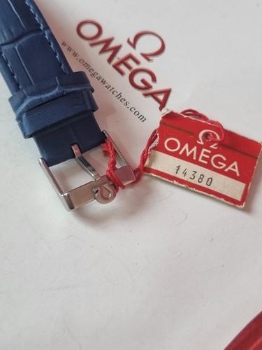Omega Geneve Clasico Cuadrado,automatico 565,azul Original,162.0010,new Old... - Imagen 11 de 12