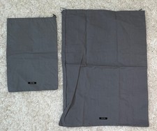 Set of 2 MIU MIU Logo Dust Bag Sleeper Cover Travel HandBag Wallet Large
