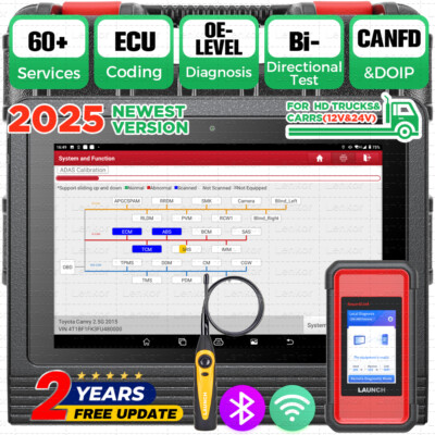 LAUNCH X431 V+ 5.0 PRO3S+& SmartLink C HD3 Heavy Duty Truck Diagnostic Scanner