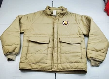 VTG Syngenta Seeds Patch Agriculture Farm Lined Full Zip Puffy Warm Winter Coat