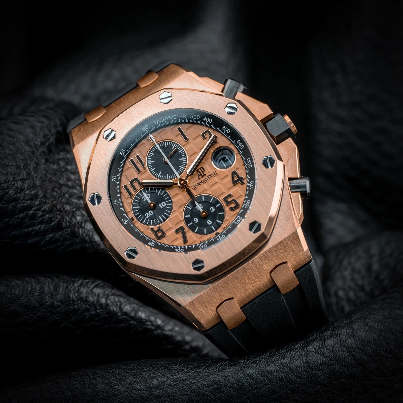Audemars Piguet — Audemars Piguet Royal Oak Offshore "Half Brick" Gold Dial 26470OR.OO.A002CR.01